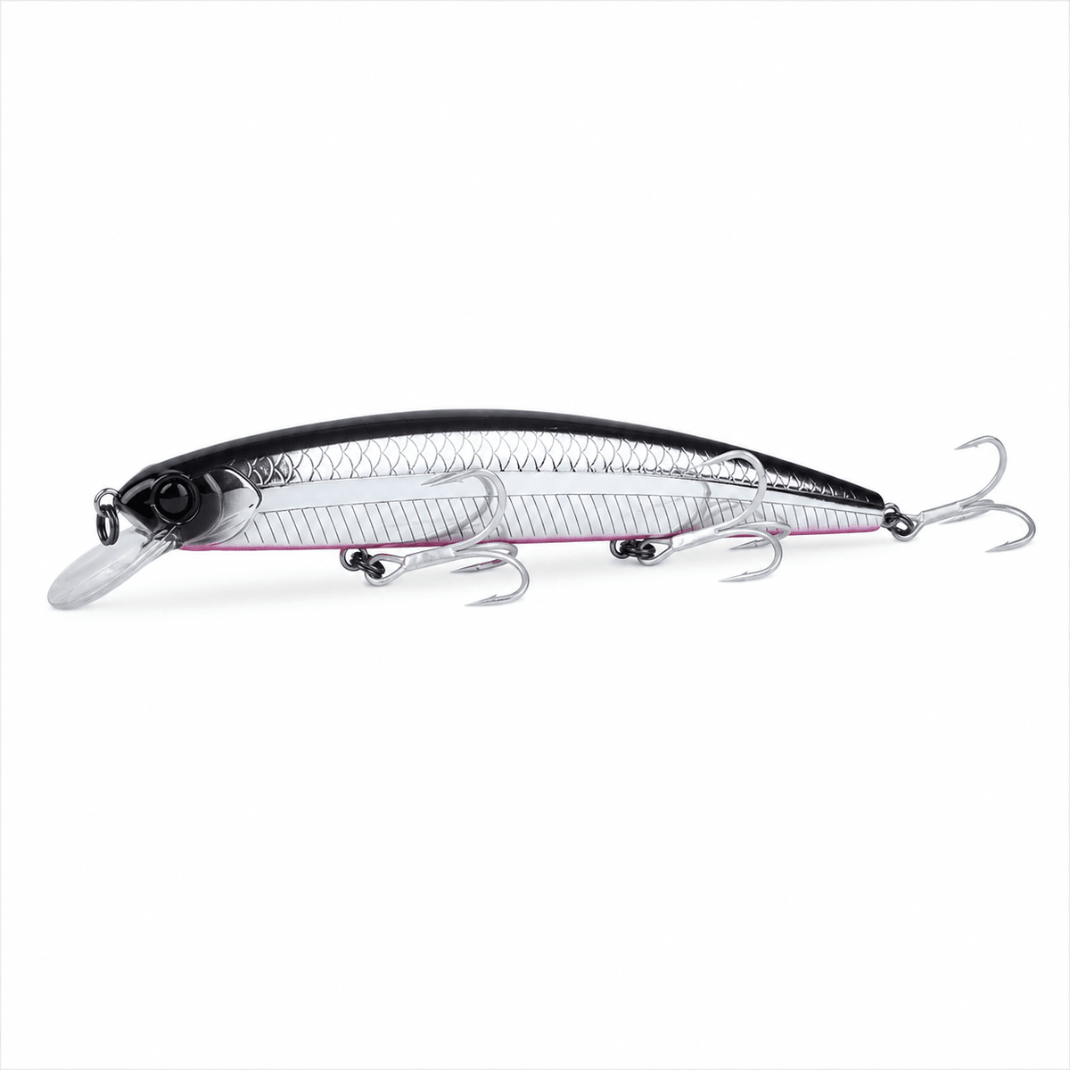 blaze minnow fishing lures Cavy Fishing Blaze Minnow Lure – Floating Twitchbait with Erratic Action & Long Casting Midnight / 130F
