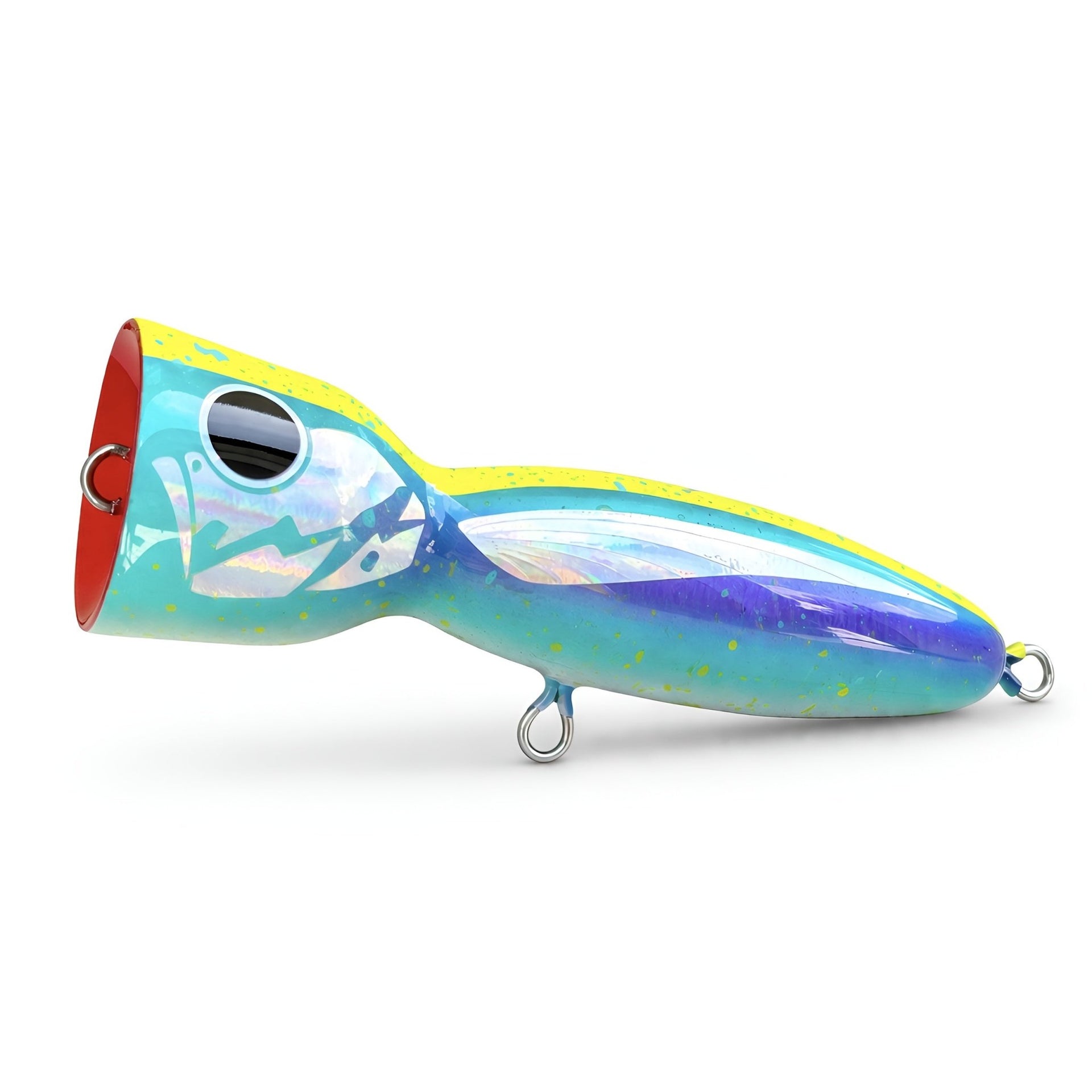 Cavy Fishing Chaos Popper – Compact Long-Cast Handmade Topwater Lure Dorado / 80G