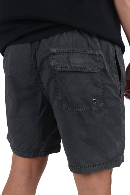 Cavy Washed Black Walk Shorts