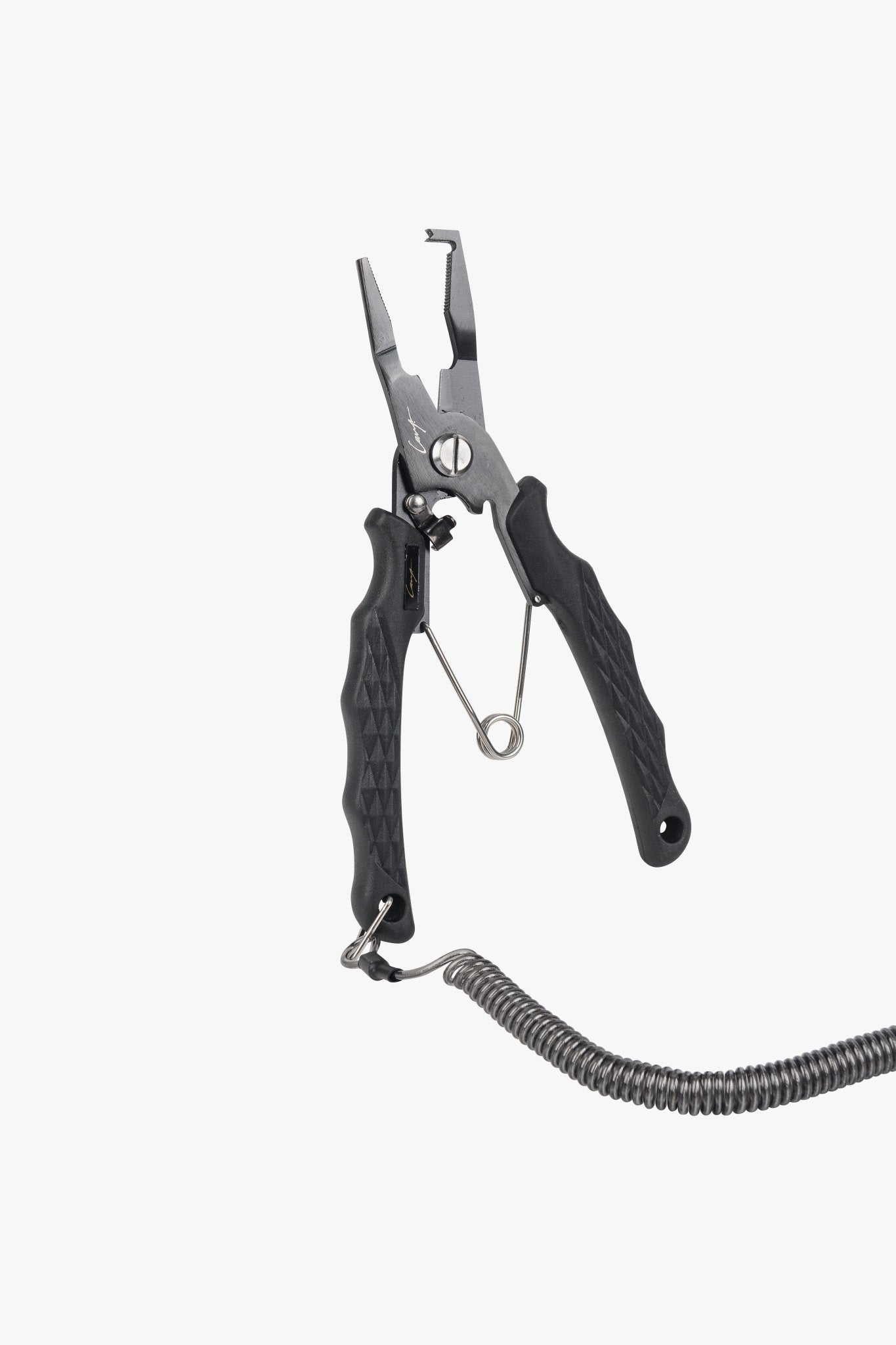 Aluminum Fishing Pliers Saltwater Surf Fishing Tackle Kit Fishing Multitool Hook Remover Braided Fishing Line Cutting Split Ring Coiled Lanyard Sheat
