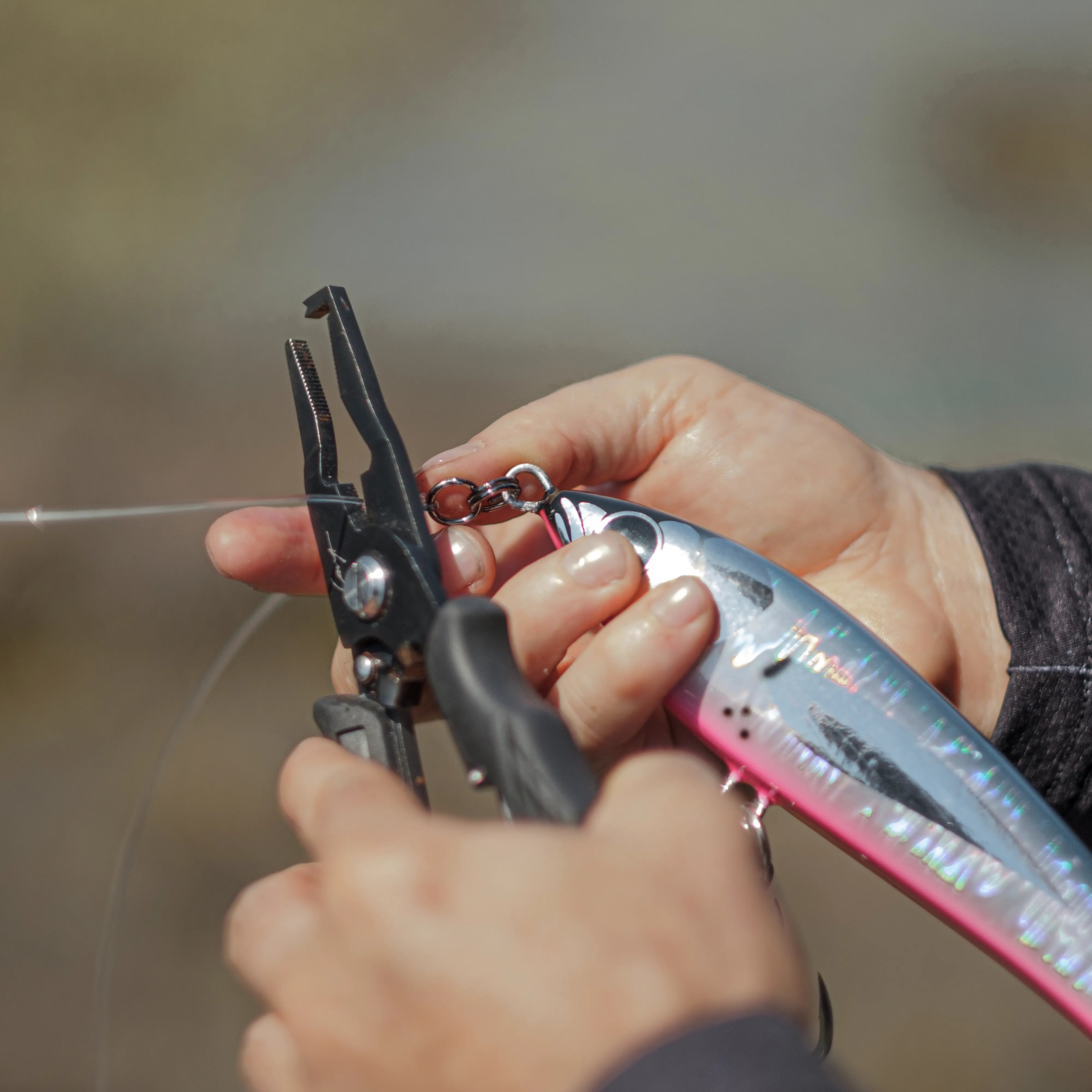 Cavy Fishing heavy-duty saltwater fishing pliers for lure rigging
